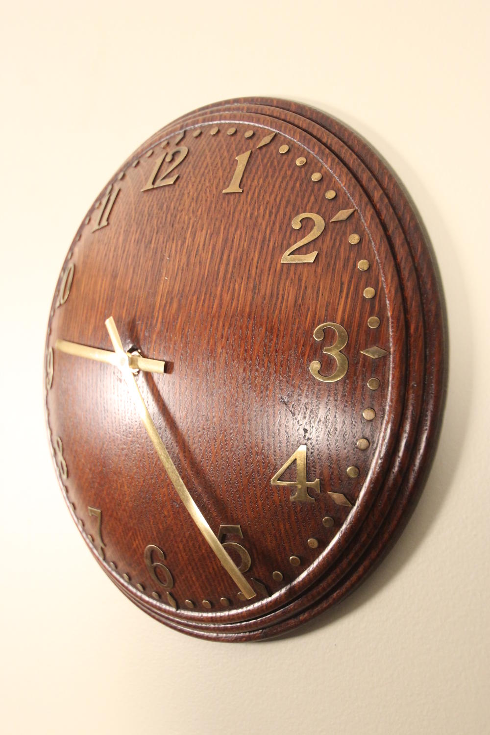 Heals Oak Dial Clock