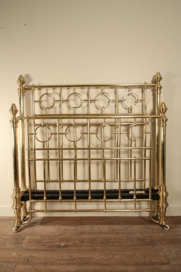 Classic Double Brass Bed 4 ft 6