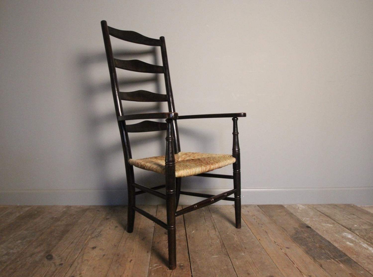 Arts & Crafts Ladderback Chair