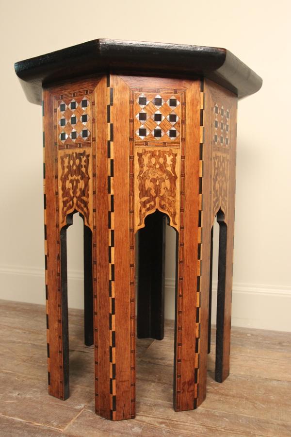 Inlaid Moorish Table by Liberty & Co