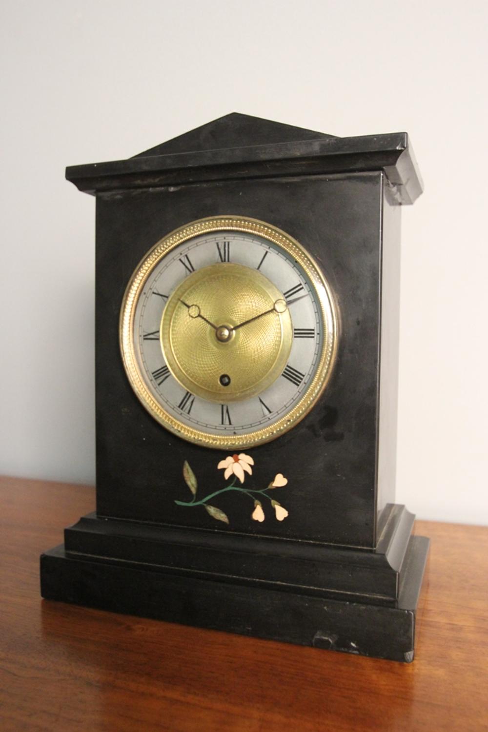 English Marble Mantel Clock