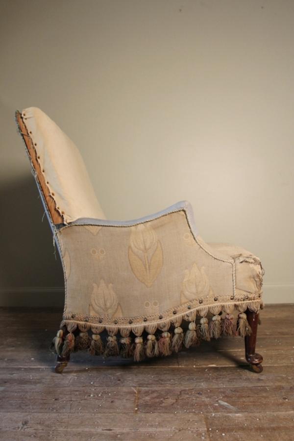 Beautiful & Shapely 19th C. Armchair