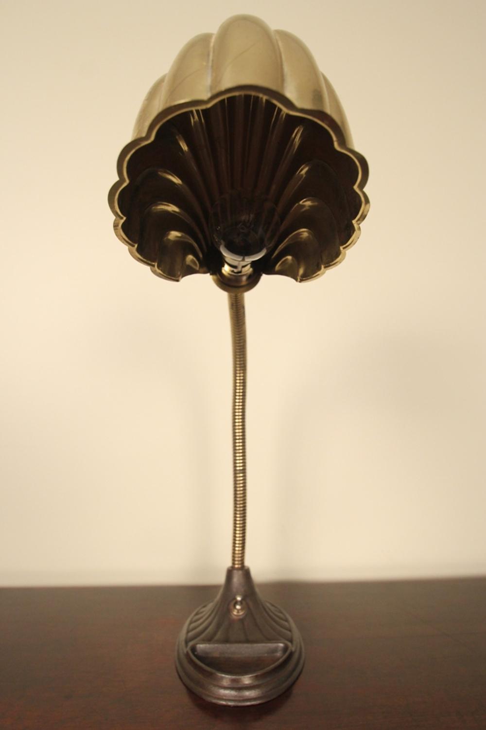Brass Shell Desk Lamp