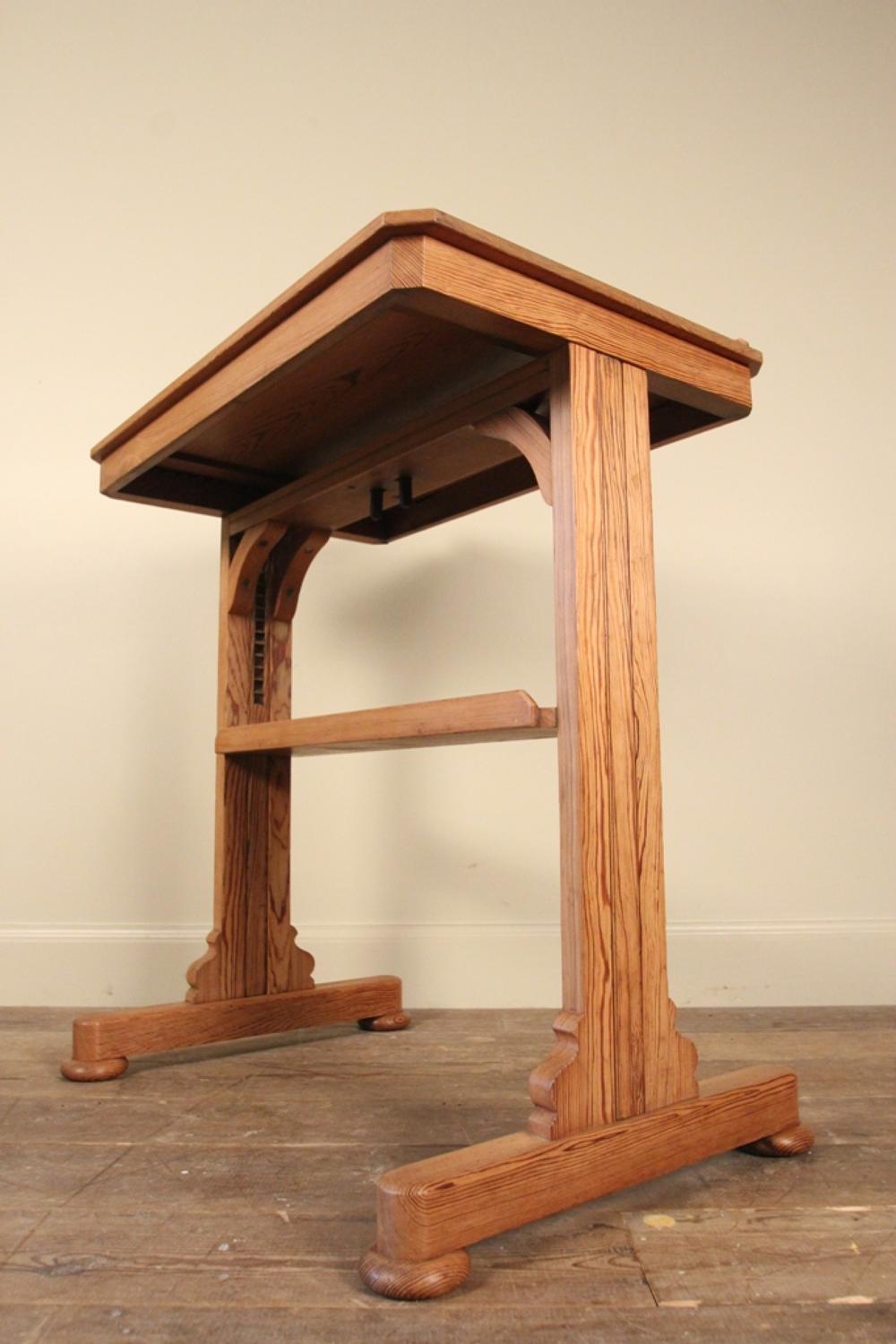 19th C. Small Rise & Fall Architects Table