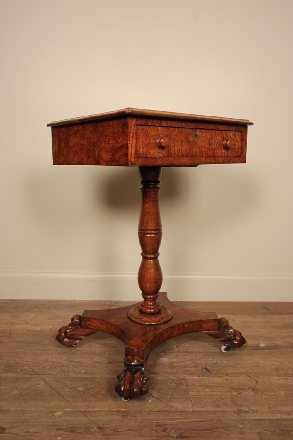 William IV Figured Oak Table