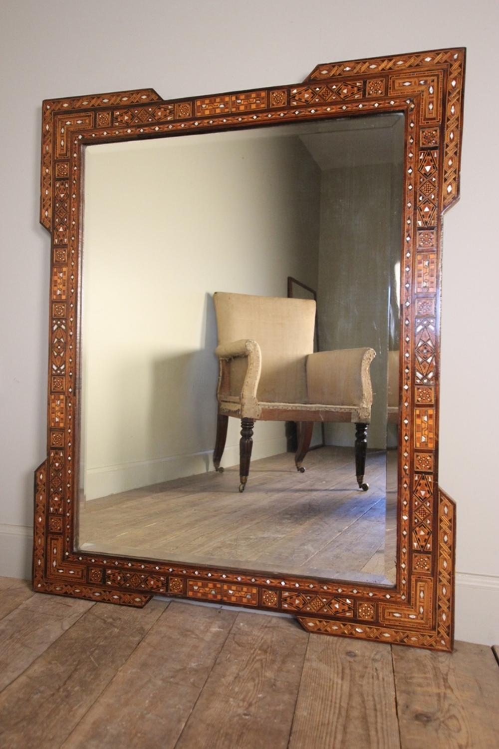 Beautiful Large Syrian Inlaid Mirror
