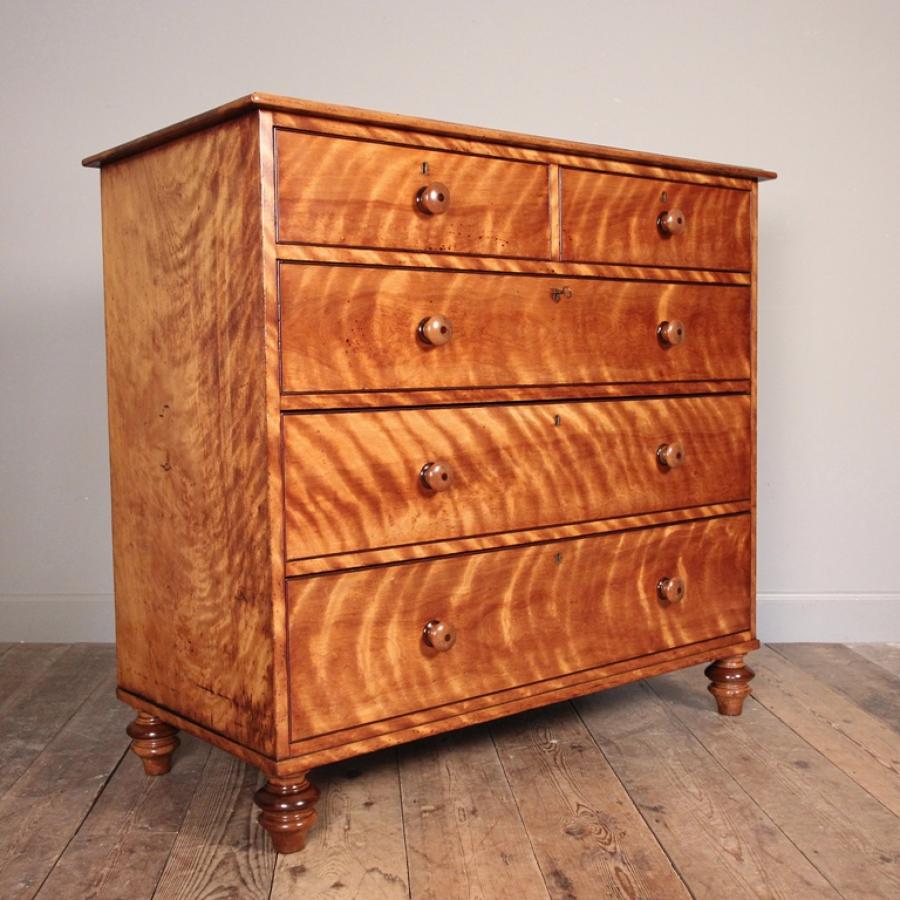 Holland & Sons Satin Birch Chest of Drawers