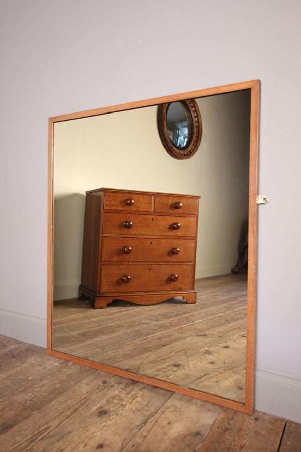 Edwardian Outfitters Oak Mirror