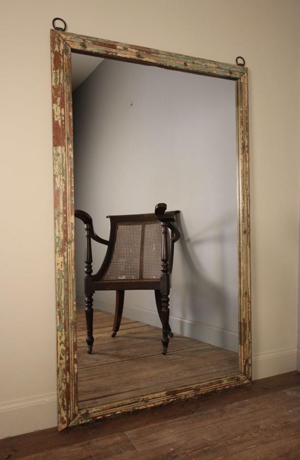 Distressed late 19th C. Mirror