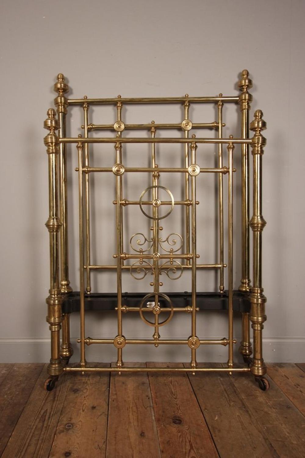 Stunning Maple & Co Brass Single Bed (3 ft)