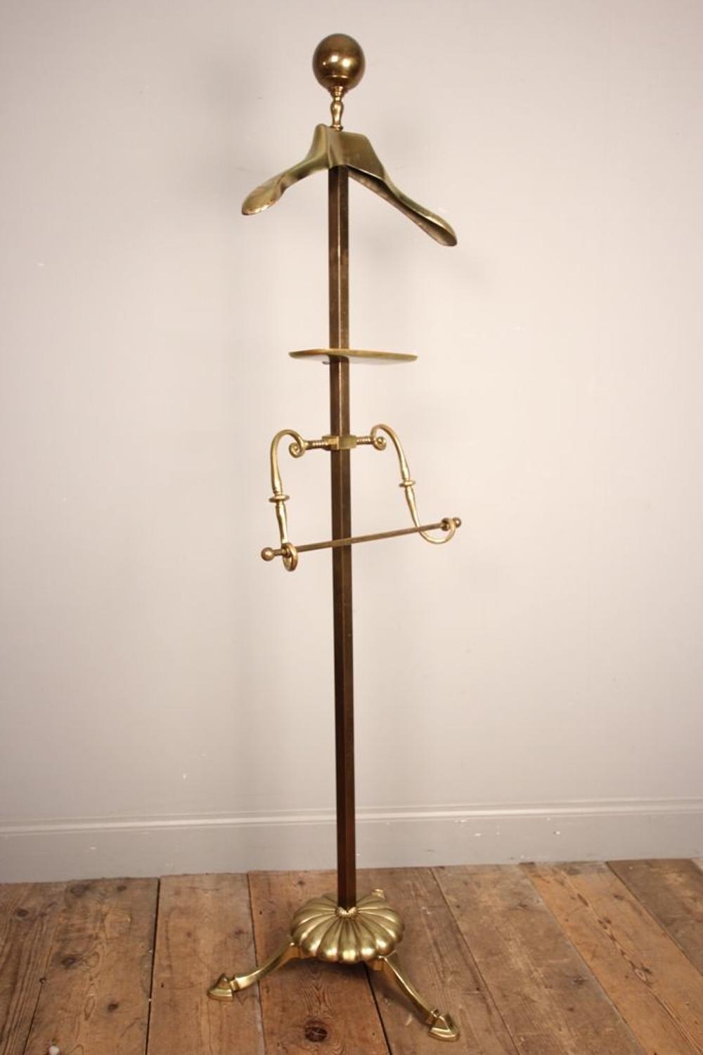 Art Deco Brass Valet / Clothes Stand