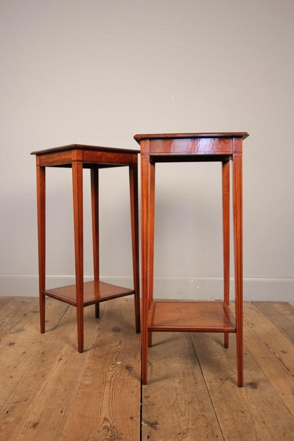 Small Pair of Edwardian Occasional Tables