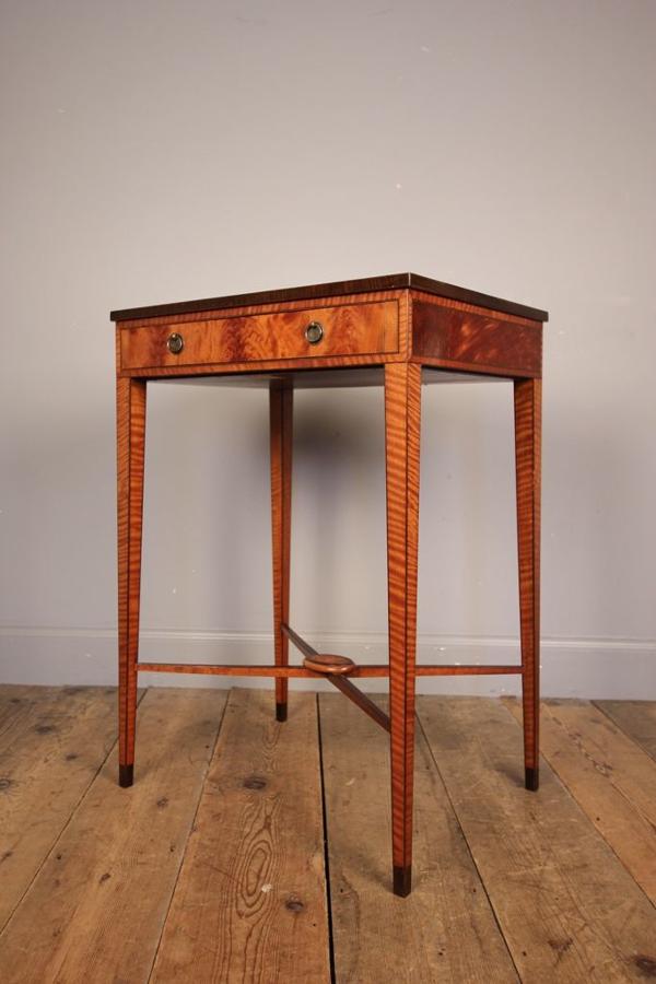 Fine 19th C. Satinwood Side Table