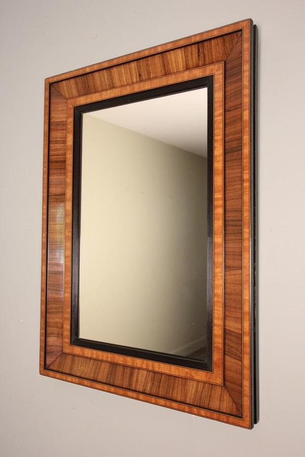 Edwardian Rosewood Cushion Mirror