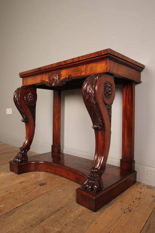 Superb Regency Small Console Table