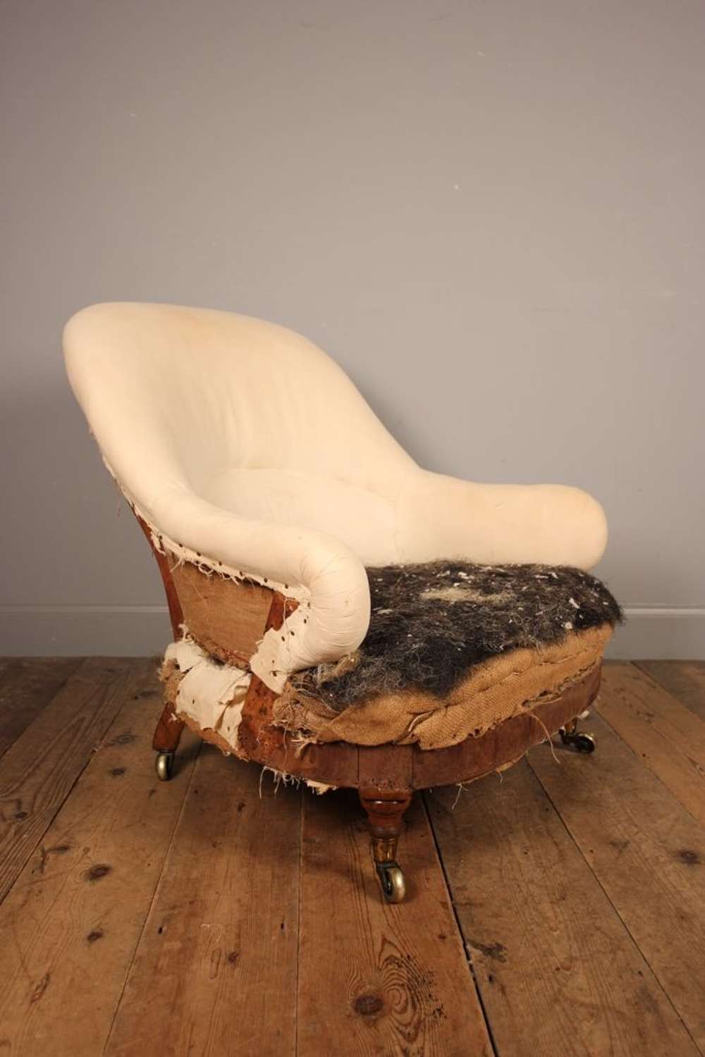 Early Howard & Sons Upholstered Occasional Chair
