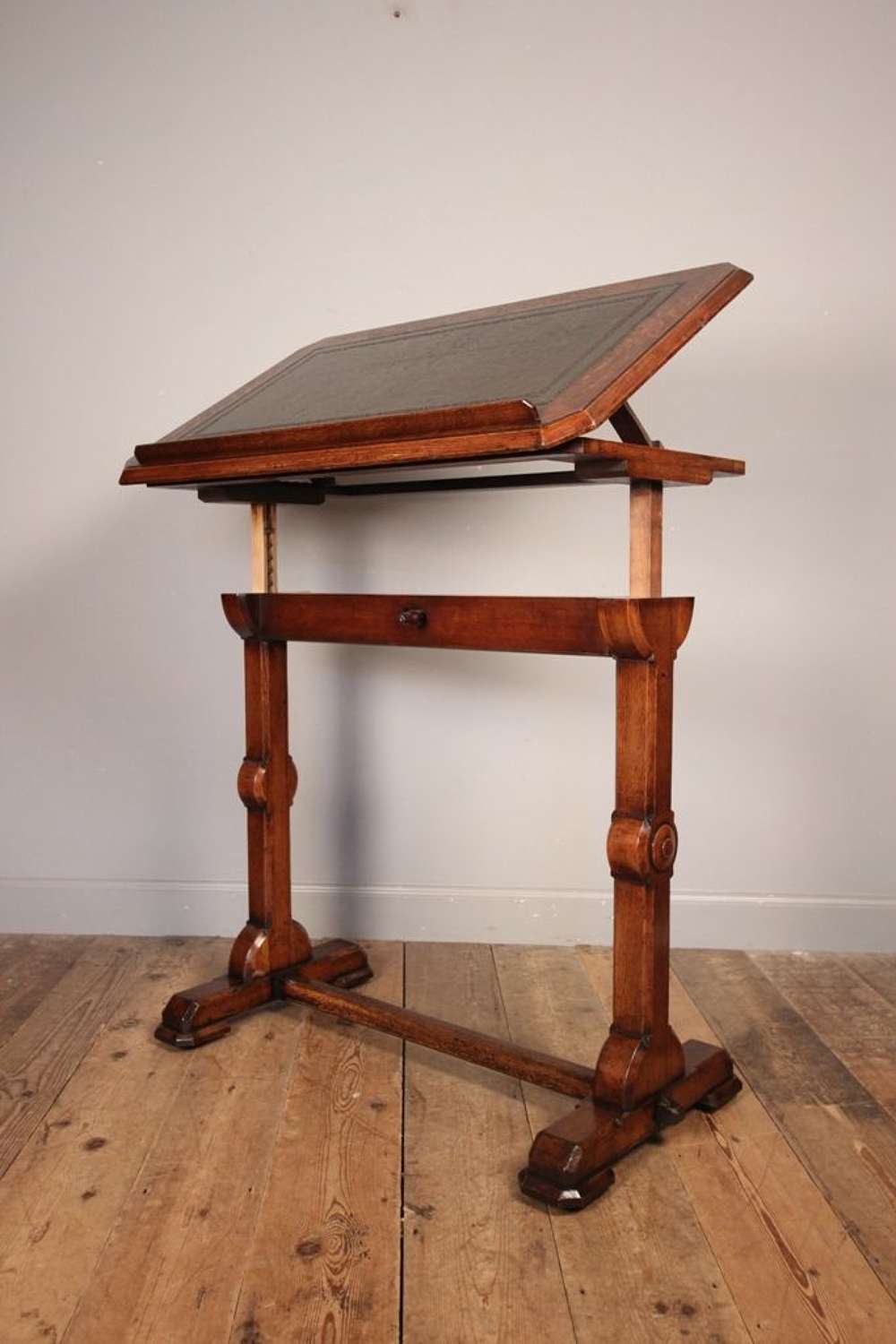 19th C Architects Table by Bulstrode of Cambridge