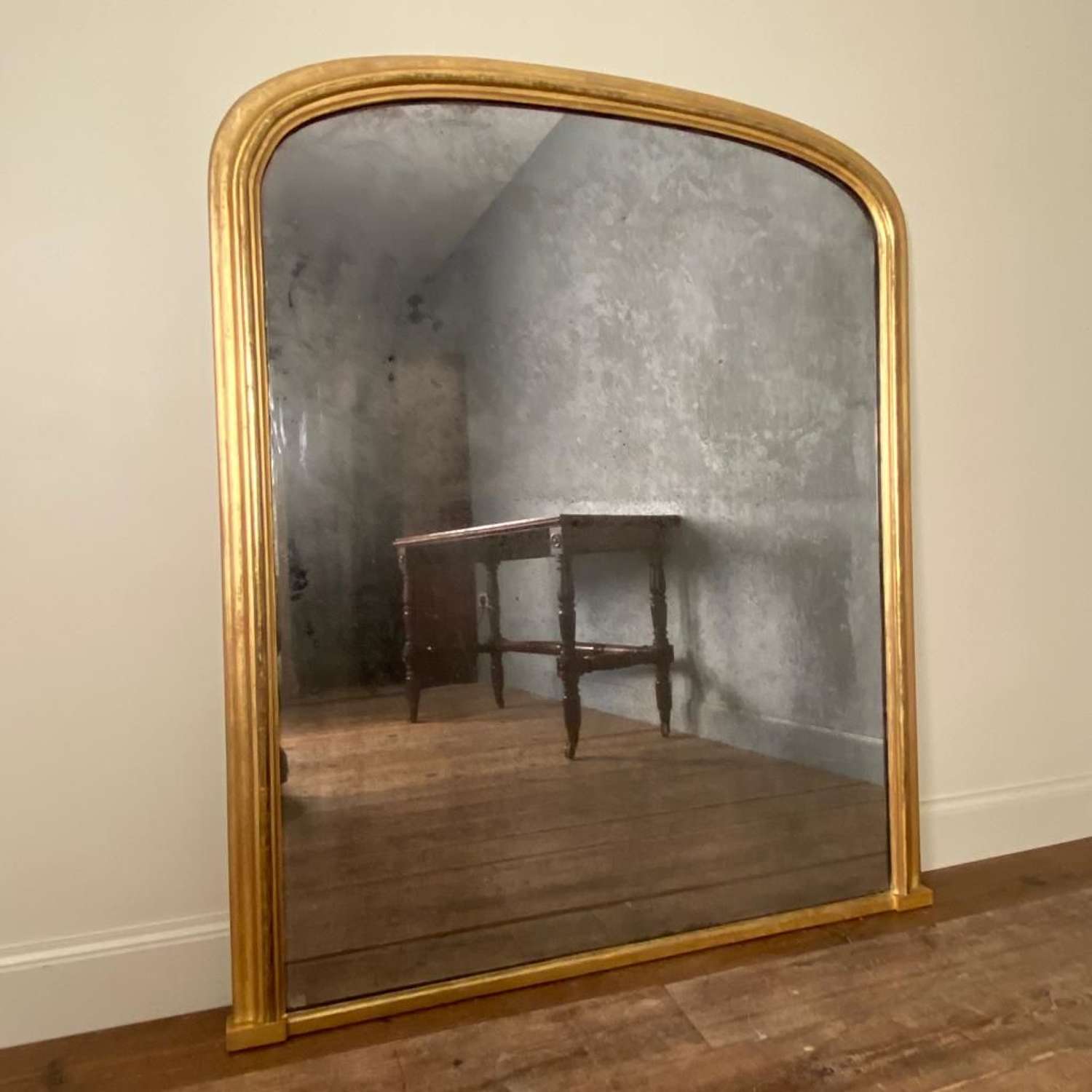 Beautiful 19th Century Giltwood Overmantle Mirror