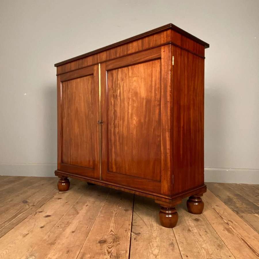 George III Mahogany Dwarf Side Cabinet - In the manner of Gillows