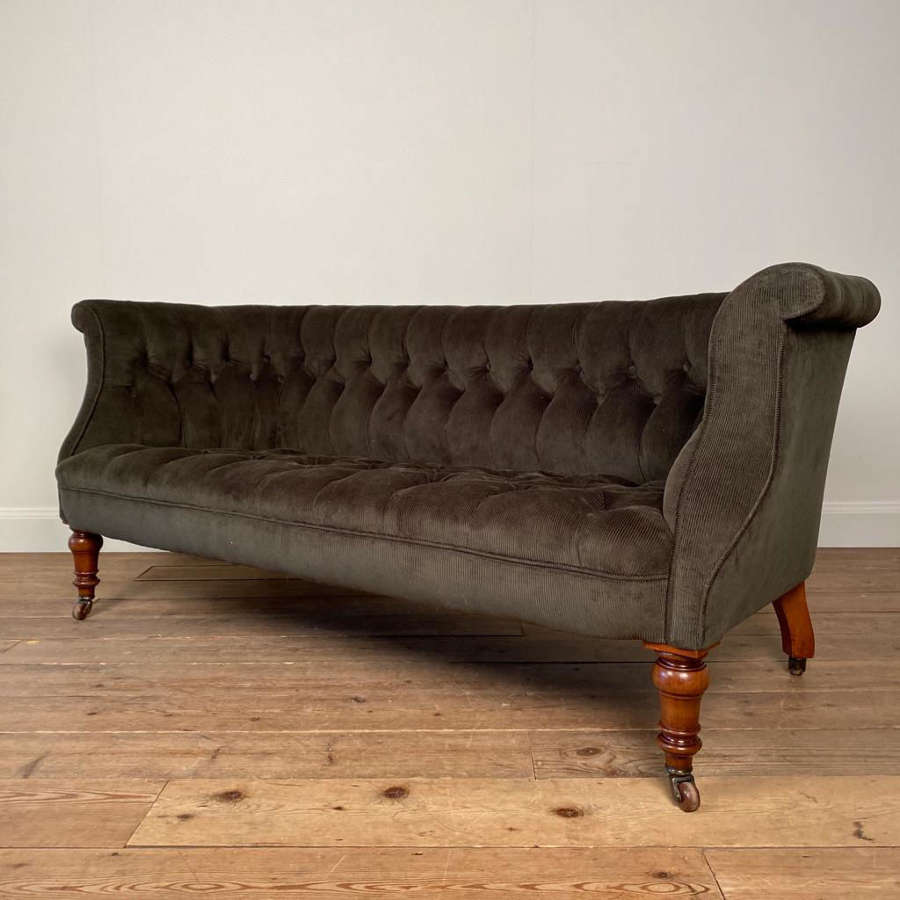 Shapely 19th C Chesterfield Sofa