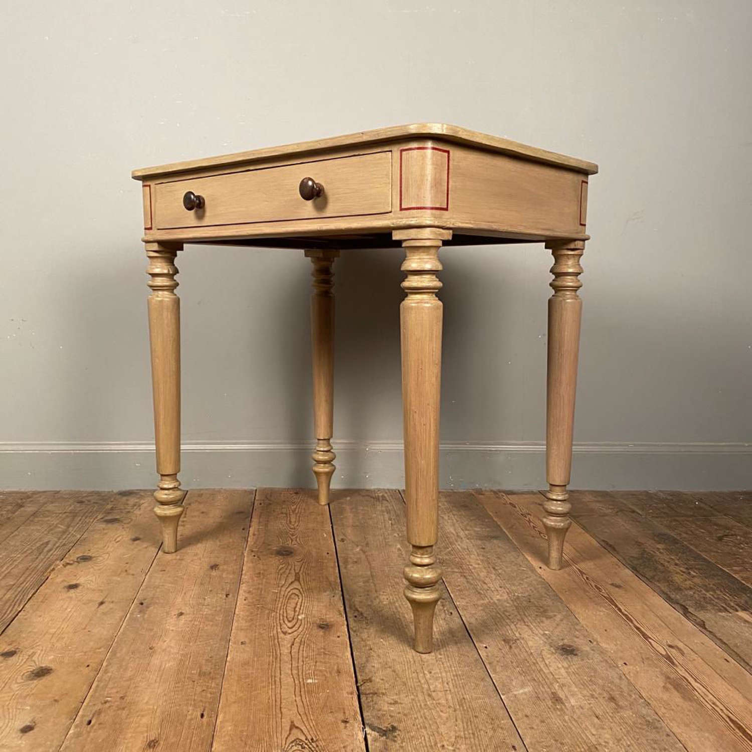 Rare Painted Pine Gillows Chamber Table