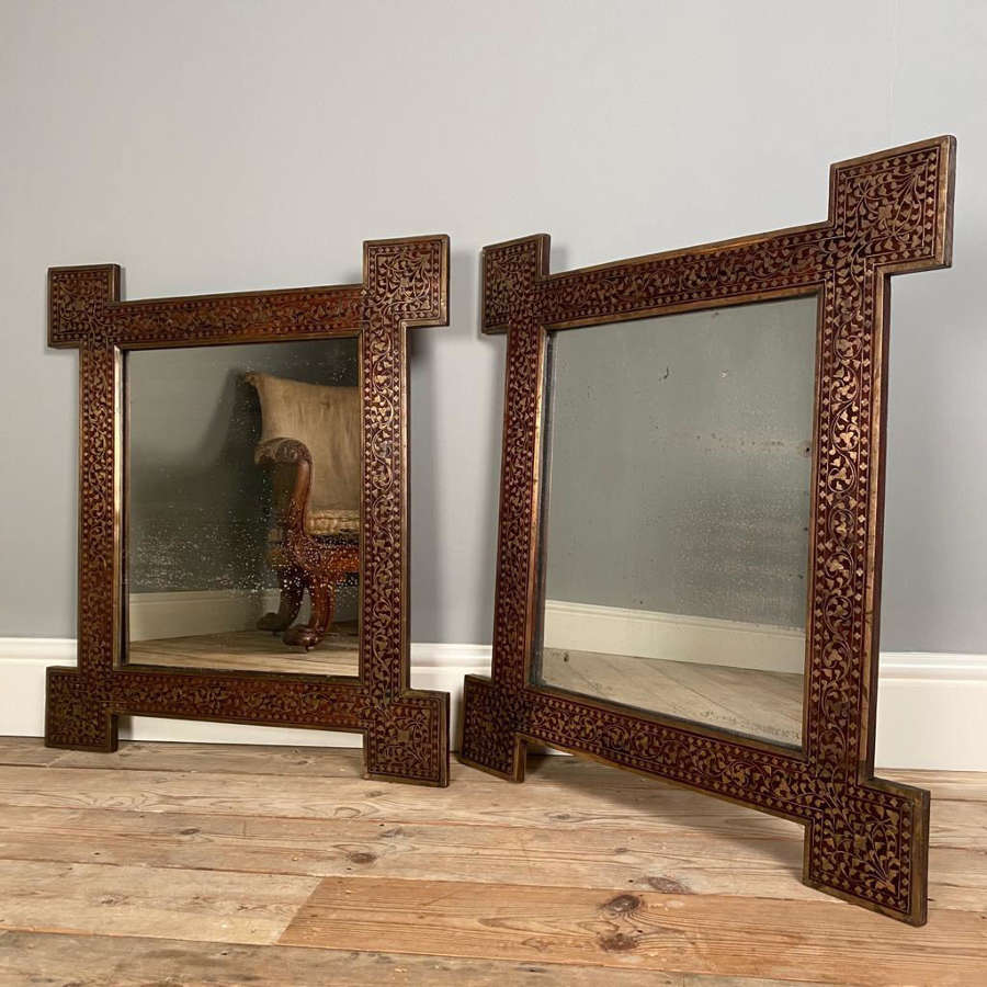 A Pair of Hoshiarpur Mirrors