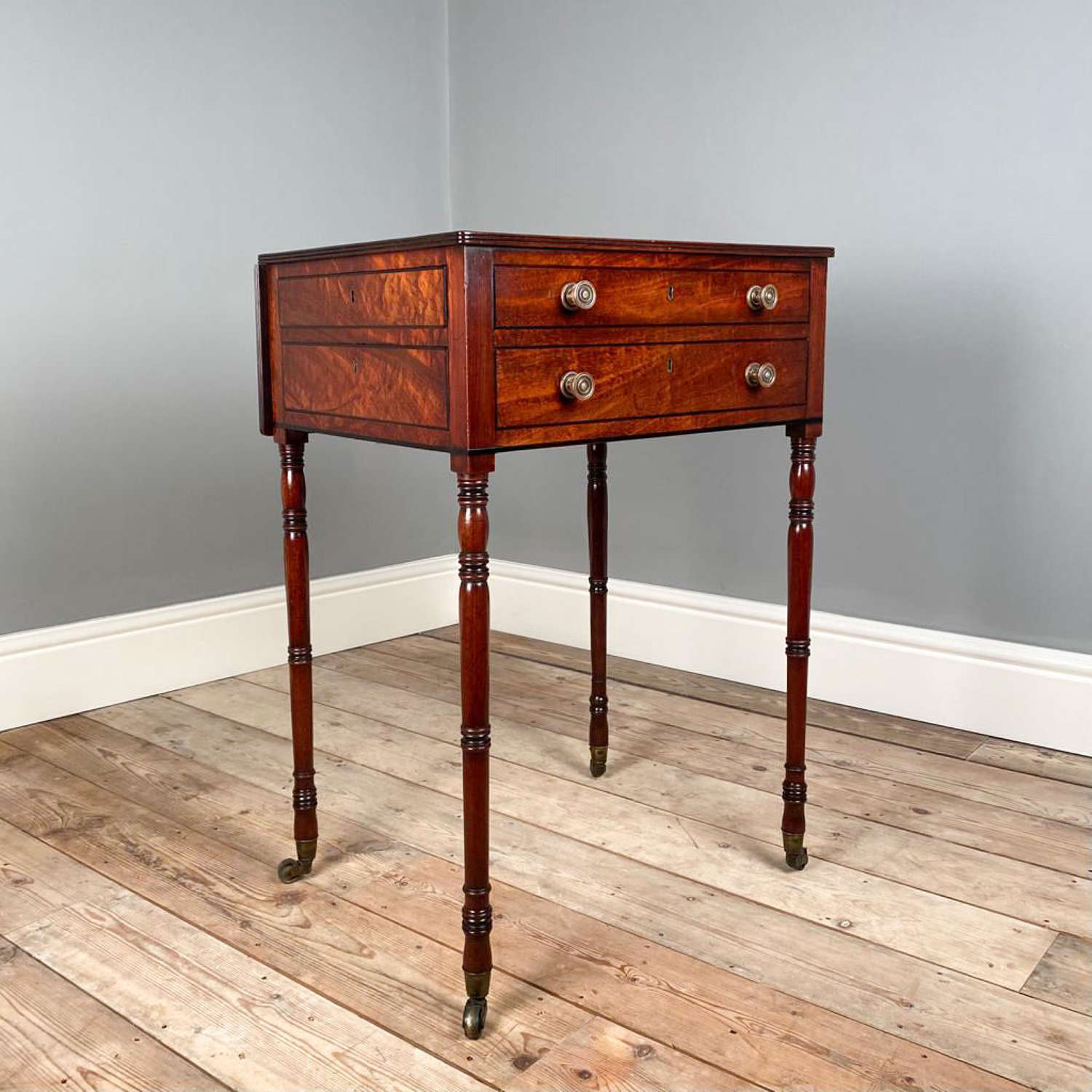 Quirky Regency Mahogany Occasional Table