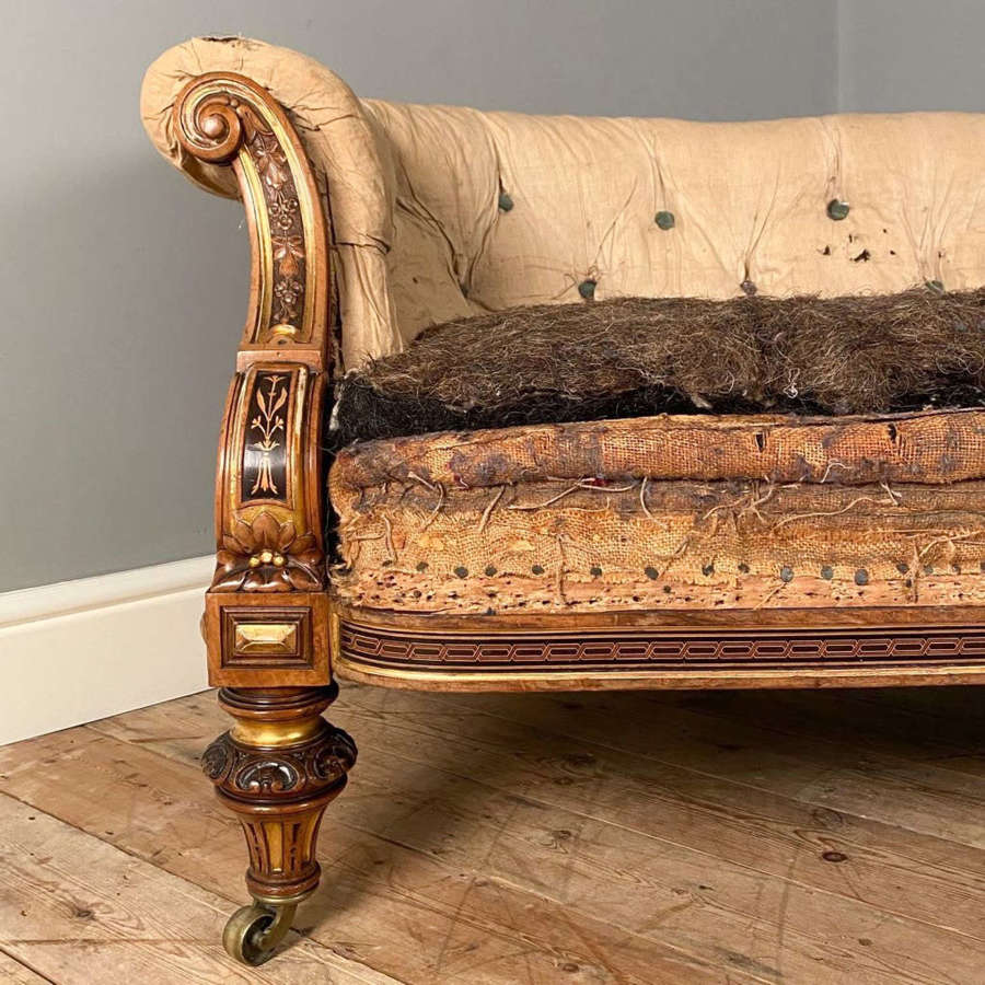 Rare 19th Century Sofa by Johnstone & Jeanes