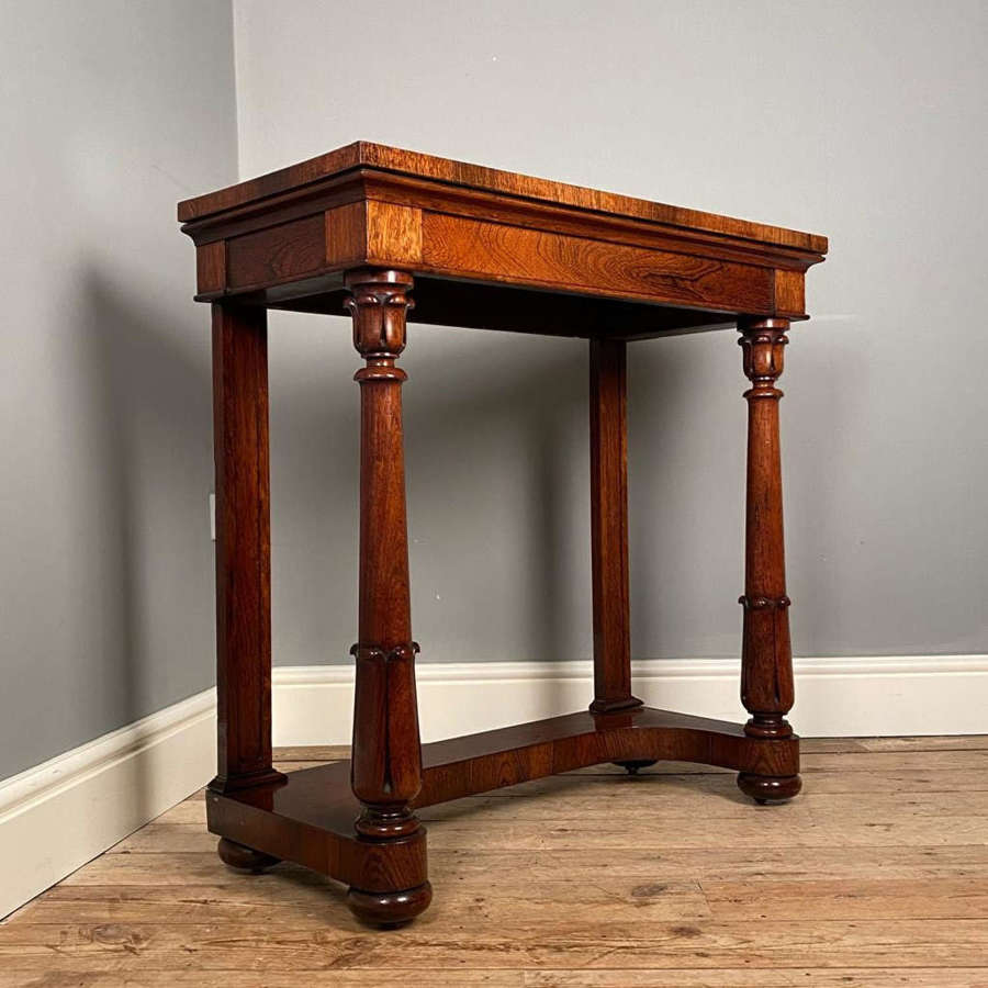 Small George IV Rosewood Console Table