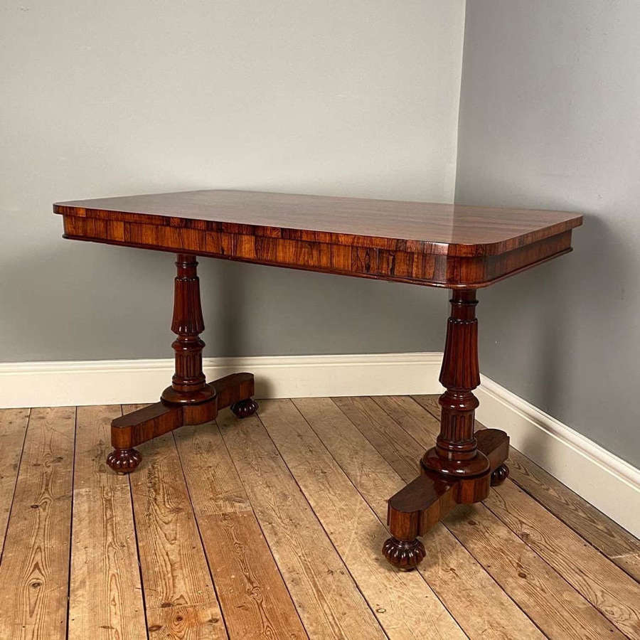 Gillows George IV Rosewood Library Table
