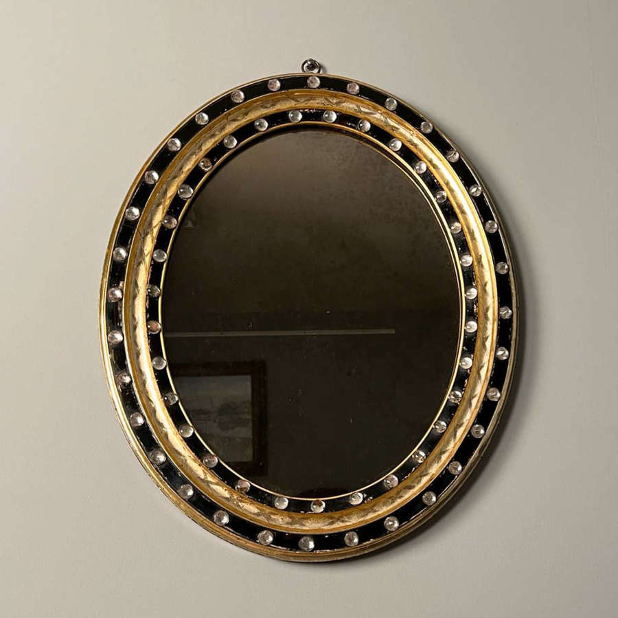 Beautiful Regency Irish Oval Mirror