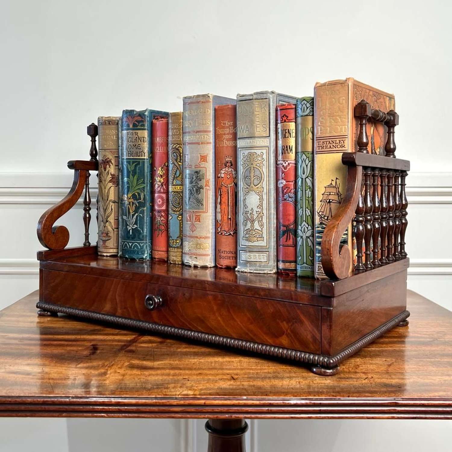 Regency Gillows Mahogany Book Carrier
