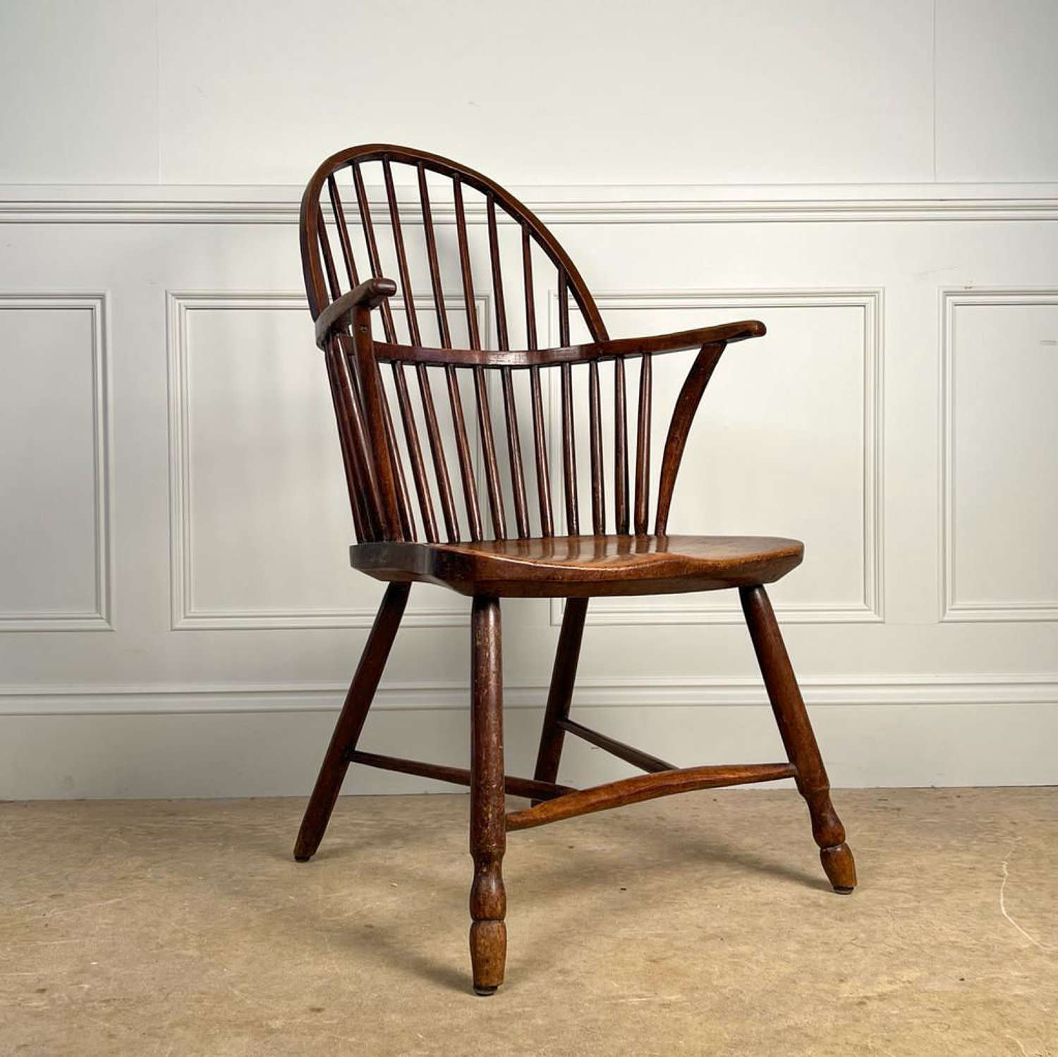Rare Early 19th C Gillows Windsor Chair