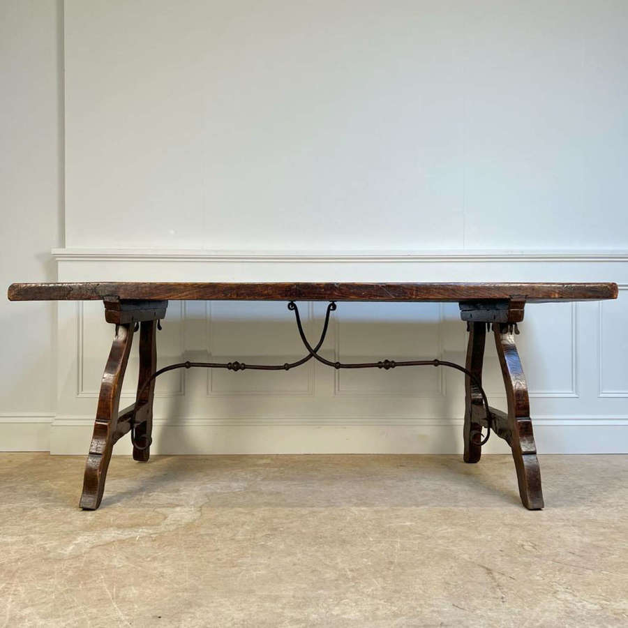 Late 18th Chestnut Spanish Farmhouse Table