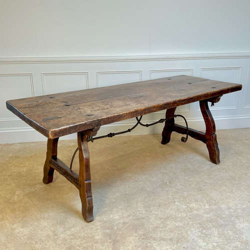 Late 18th Chestnut Spanish Farmhouse Table