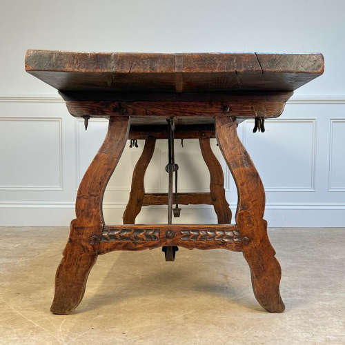 Late 18th Chestnut Spanish Farmhouse Table
