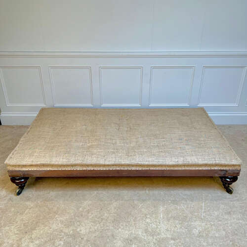 Huge 19th C Ottoman Stool