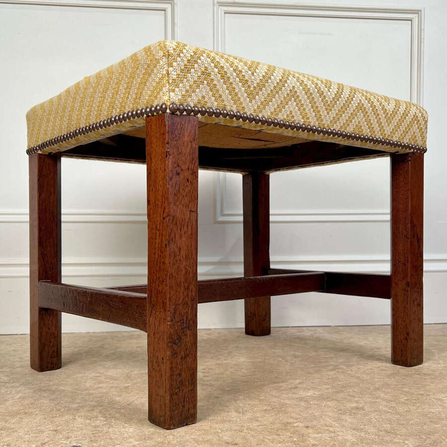 18th C Walnut Stool