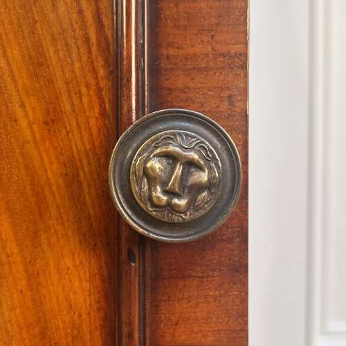 George III Mahogany Pedestal Side Cabinet