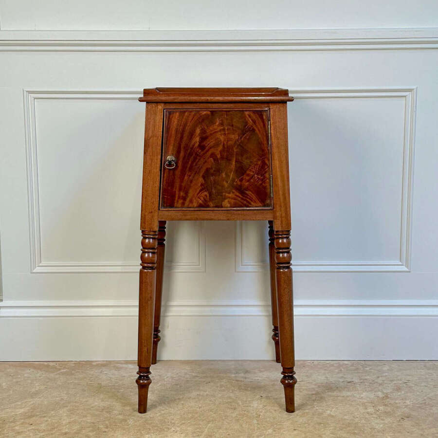 Georgian Mahogany Bedside Cabinet