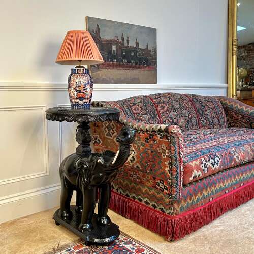 19th C Anglo Indian Elephant Table