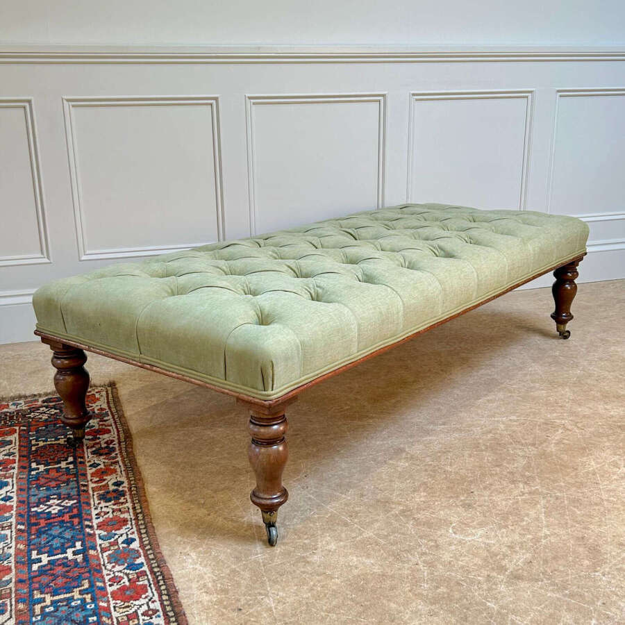 19th C Mahogany Ottoman Stool