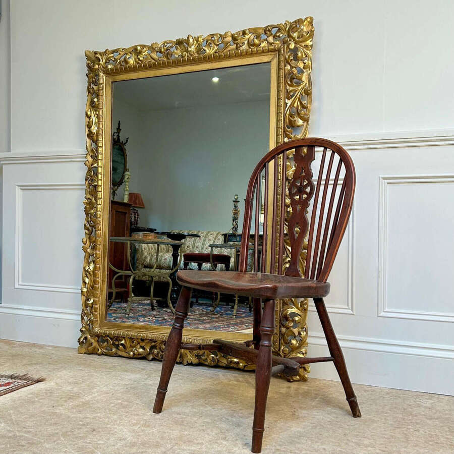 Large 19th C Giltwood Florentine Mirror