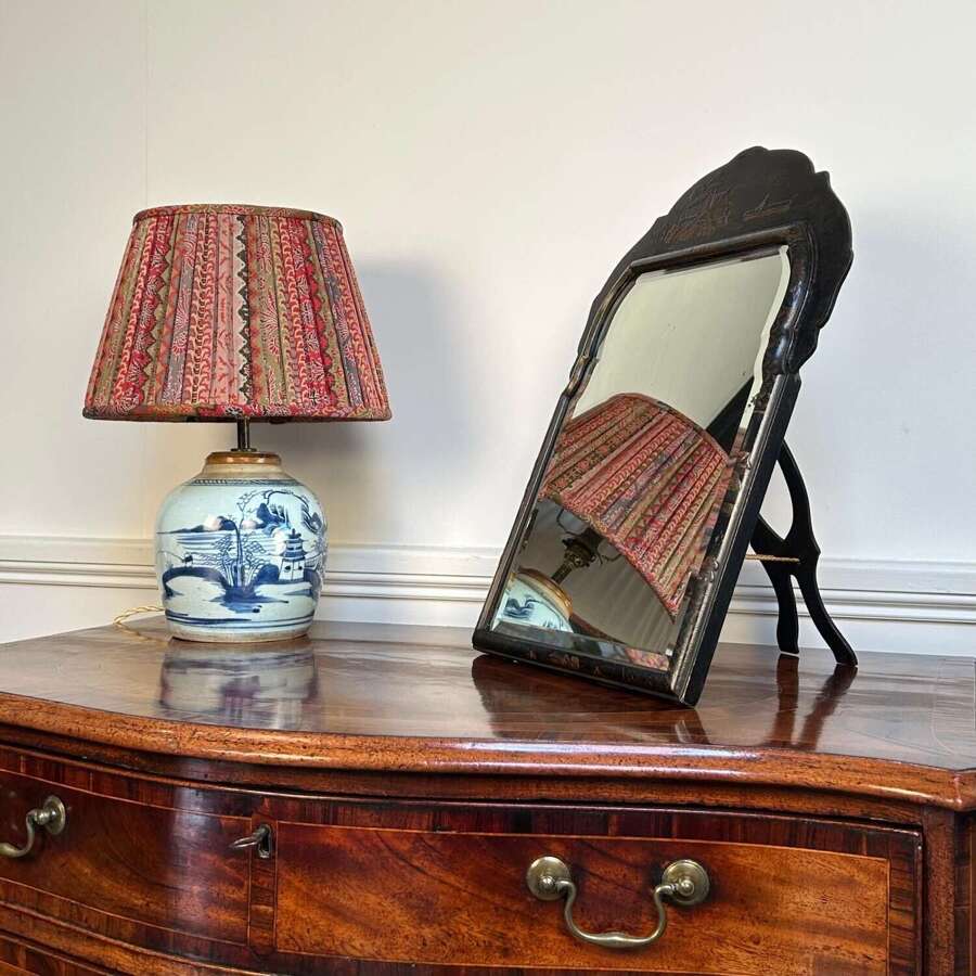 19th Chinoiserie Table Top & Wall Mirror