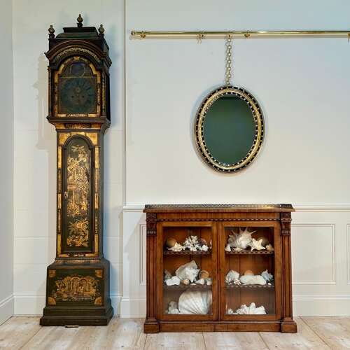 George IV Dwarf Mahogany Bookcase Cabinet - Gillows Manner