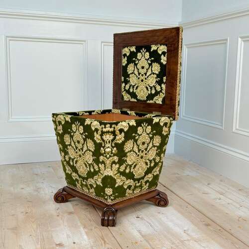 George IV Mahogany Sarcophagus Box Ottoman